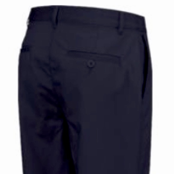 NWT Young Mens Flat Front Navy School Uniform Pants 33 x 30 - Picture 5 of 9